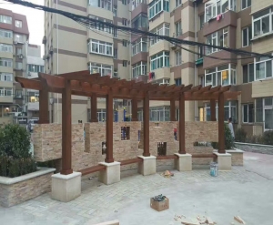 大连廊架