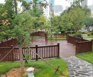 沈阳防腐木护栏